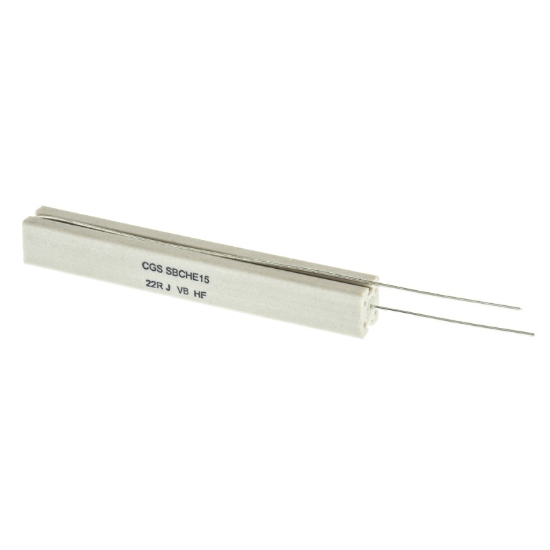 5 pcs - TE Connectivity 22Ω Wire Wound Resistor 17W ±5% SBCHE1522RJ