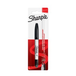 1 pcs - Sharpie Twin Tip Black Marker Pen