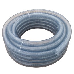 1 pcs - TRICOFLEX Spire acier PVC, Hose Pipe, 20mm ID, 27mm OD, Clear, 30m