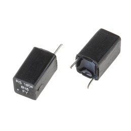 5 pcs - RS PRO Polystyrene Film Capacitor, 63V dc, ±1%, 6.8nF, Through Hole