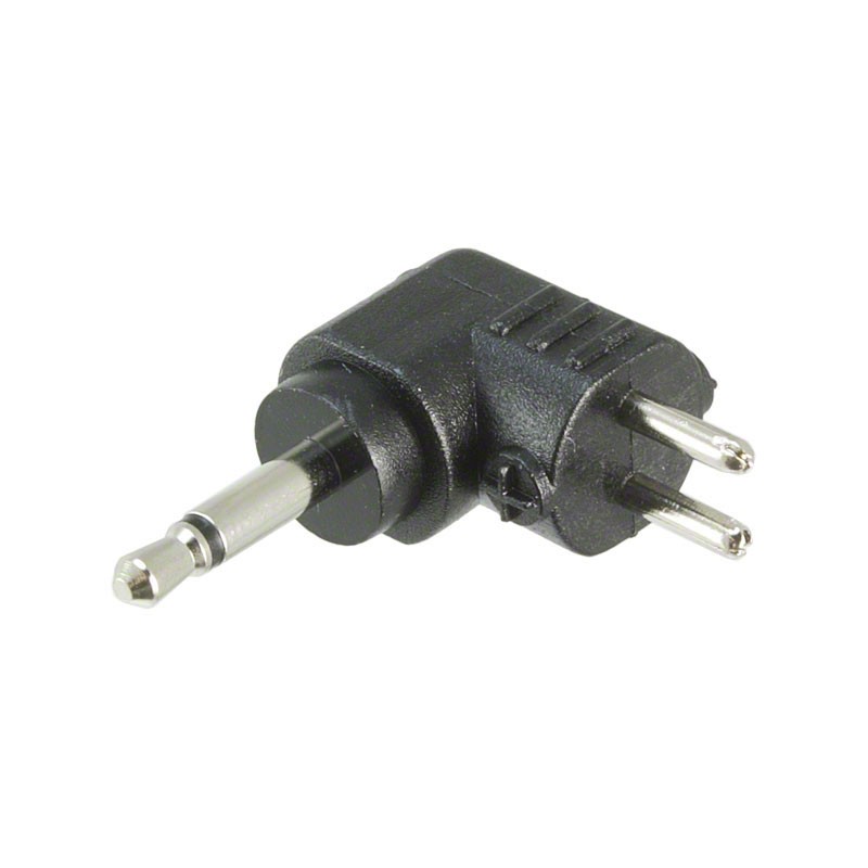10 pcs : 25MPTIP-EX - ADAPTER PLUG 2PIN TO RA PLUG .25