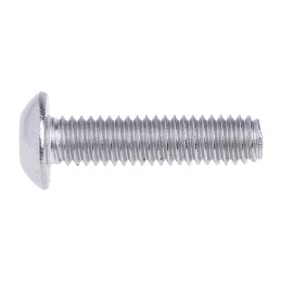 1 Box of 50 - RS PRO Plain Stainless Steel Hex Socket Button Screw, ISO 7380, M4 x 16mm