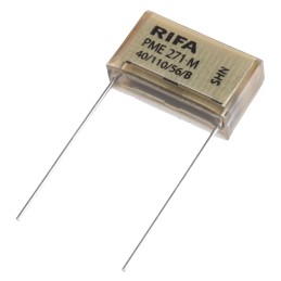 5 pcs - KEMET PME271 Paper Capacitor, 275V ac, ±20%, 100nF, Through Hole