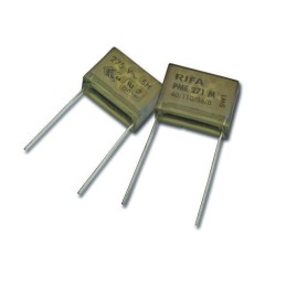 5 pcs - KEMET PME271 Paper Capacitor, 275V ac, ±20%, 100nF, Through Hole
