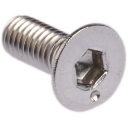 1 Box of 50 - RS PRO Plain Stainless Steel Hex Socket Countersunk Screw, DIN 7991, M3 x 8mm