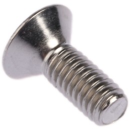 1 Box of 50 - RS PRO Plain Stainless Steel Hex Socket Countersunk Screw, DIN 7991, M3 x 8mm