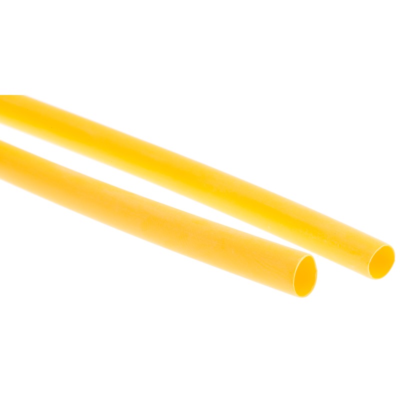 1 pcs - RS PRO Adhesive Lined Heat Shrink Tube, Yellow 6.4mm Sleeve Dia. x 1.2m Length 3:1 Ratio
