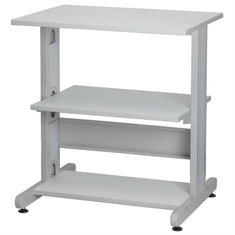 1 pcs - RS PRO 3 Shelf Printer Stand, 80kg Max. Load