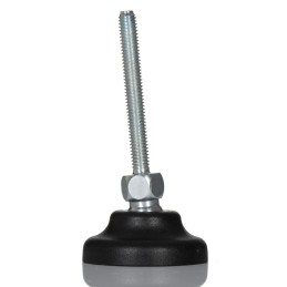 1 pcs - RS PRO M6 40mm Dia. Polyamide Adjustable Foot, 500kg Static Load Capacity 30° Tilt Angle