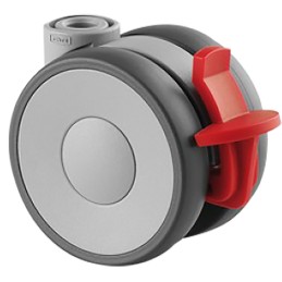 1 pcs - Tente Swivel Castor Wheel, 180kg Capacity, 66mm Wheel