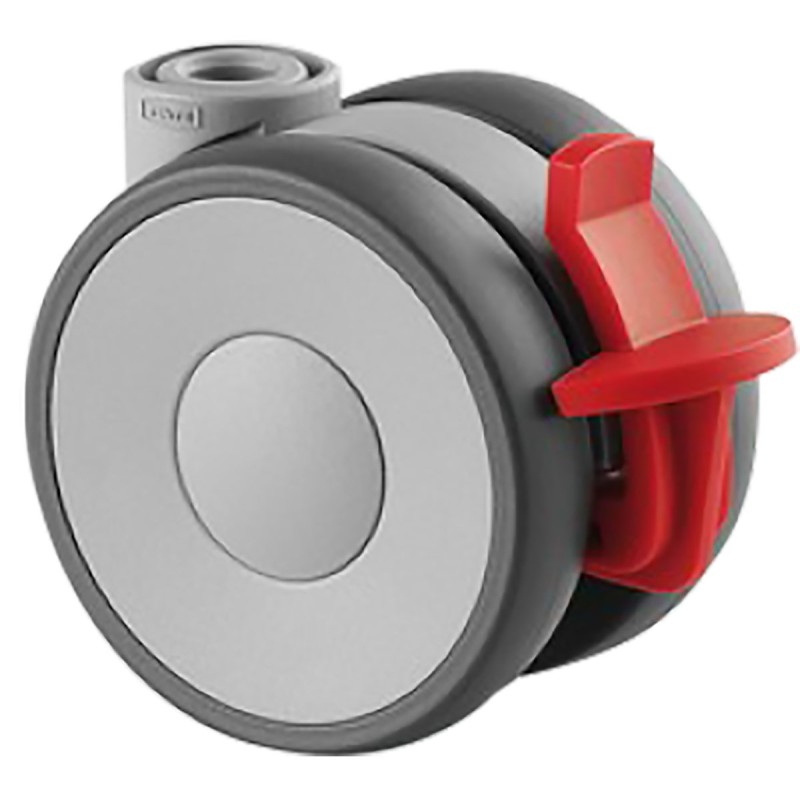 1 pcs - Tente Swivel Castor Wheel, 180kg Capacity, 66mm Wheel