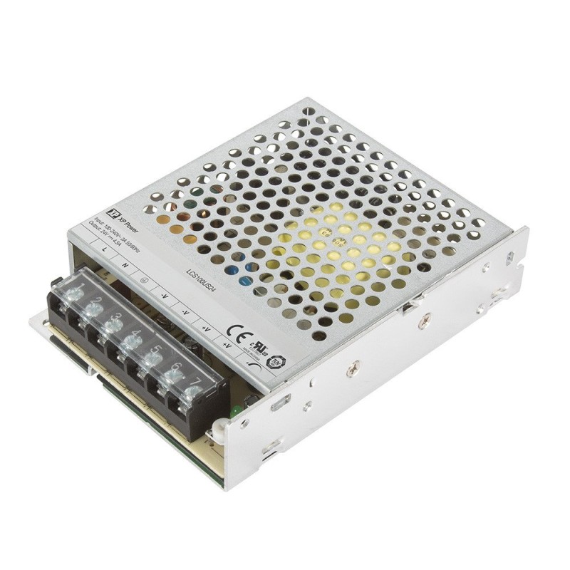 1 Box of 1 - XP Power Switching Power Supply, LCS100US24, 24V dc, 4.5A, 108W, 1 Output, 85 - 264 V ac, 120 - 373 V dc