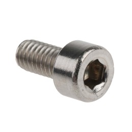 1 Box of 50 - RS PRO M4 x 8mm Hex Socket Cap Screw Plain Stainless Steel