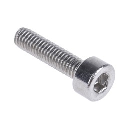 1 Box of 50 - RS PRO M3 x 12mm Hex Socket Cap Screw Plain Stainless Steel