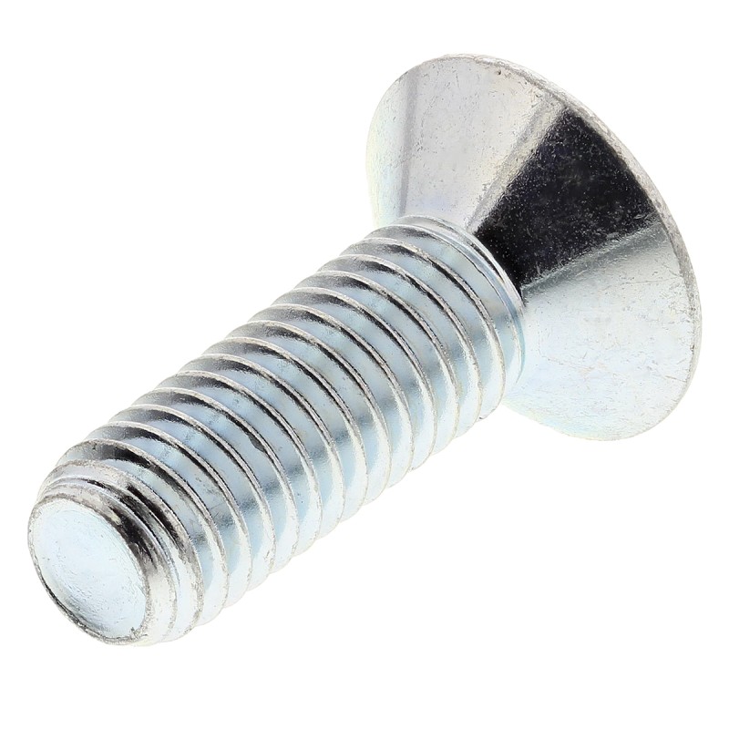 1 Box of 50 - RS PRO Bright Zinc Plated Steel Hex Socket Countersunk Screw, DIN 7991, M8 x 25mm