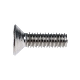 1 Box of 50 - RS PRO Plain Stainless Steel Hex Socket Countersunk Screw, DIN 7991, M6 x 20mm