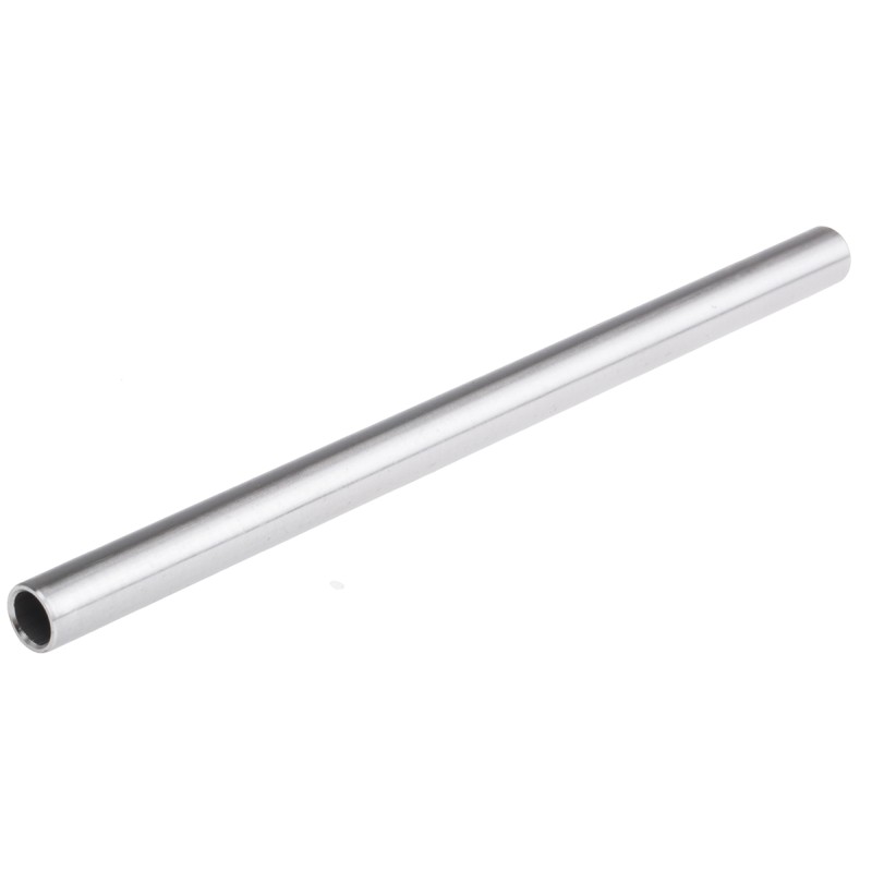 1 pcs - RS PRO Silver Stainless Steel Round Tube, 200mm Length, Dia. 12mm