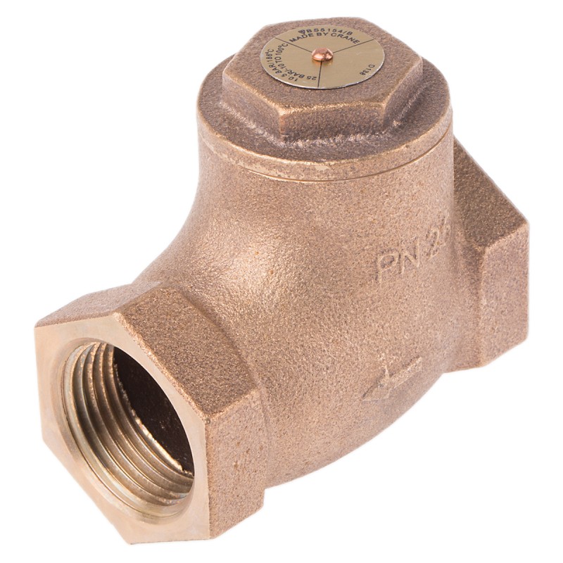 1 pcs - RS PRO Bronze Single Check Valve, BSPT 1in, 25 bar