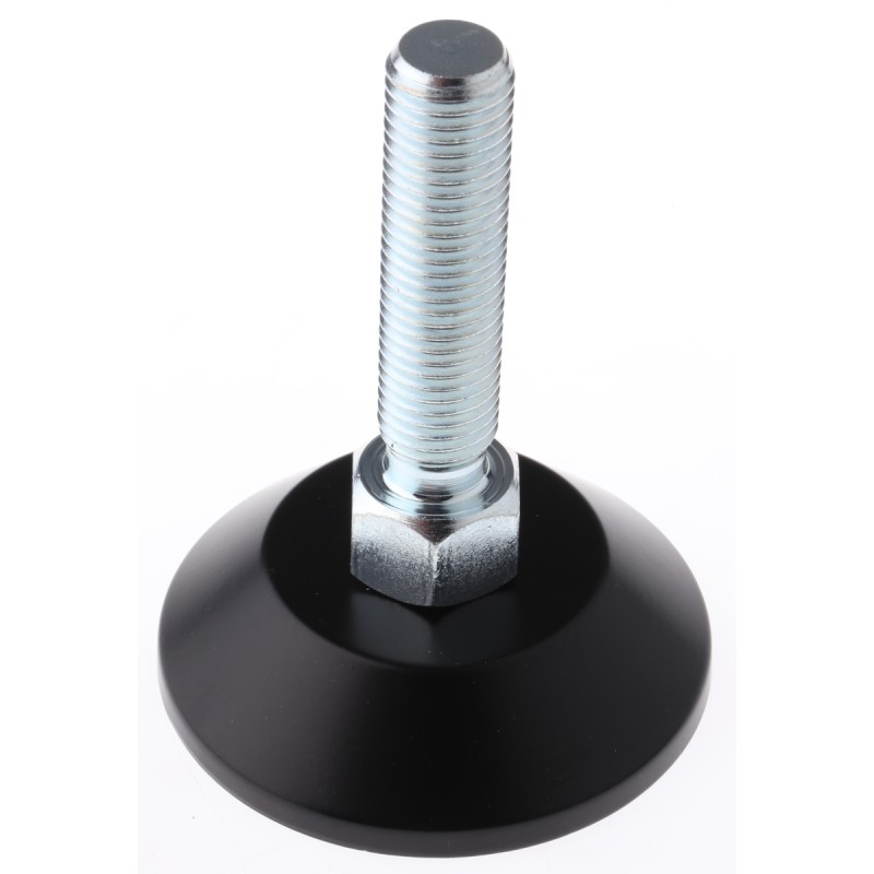 1 pcs - RS PRO M16 Thread Pivot Foot, 16mm 8mm Groove