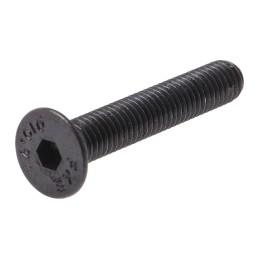 1 Box of 50 - RS PRO M5 x 30mm Hex Socket Countersunk Screw Black, Self-Colour Steel