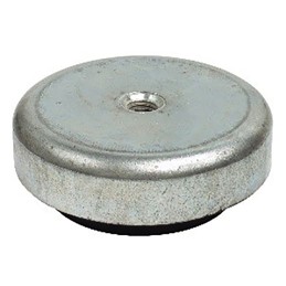 1 pcs - RS PRO M10 Rubber Adjustable Foot, 400kg Static Load Capacity