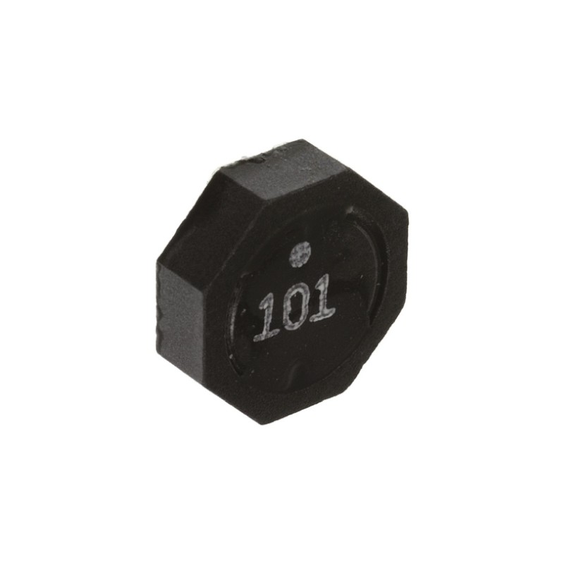 5 pcs - Wurth, WE-TPC, 1028 Shielded Wire-wound SMD Inductor with a Ferrite Core, 100 μH ±30% Wire-Wound 1A Idc