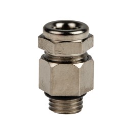 1 Bag of 5 - Lapp SKINDICHT Series Metallic Nickel Plated Brass Cable Gland, M8 Thread, 3.5mm Min, 5.5mm Max, IP66, IP68