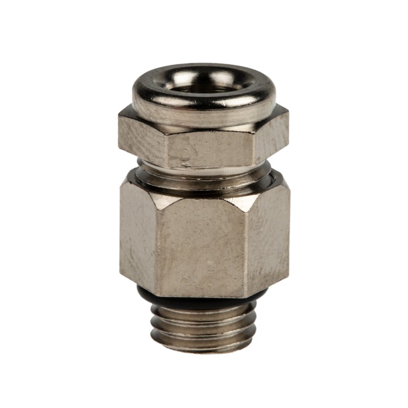 1 Bag of 5 - Lapp SKINDICHT Series Metallic Nickel Plated Brass Cable Gland, M8 Thread, 3.5mm Min, 5.5mm Max, IP66, IP68