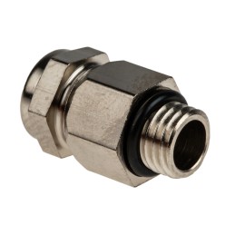 1 Bag of 5 - Lapp SKINDICHT Series Metallic Nickel Plated Brass Cable Gland, M8 Thread, 3.5mm Min, 5.5mm Max, IP66, IP68