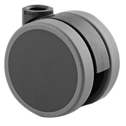 1 pcs - Tente Swivel Castor Wheel, 80kg Capacity, 55mm Wheel