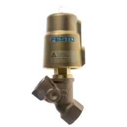 1 pcs - Festo Angle Seat type Pneumatic Actuated Valve, BSP 3/4in, 116 bar