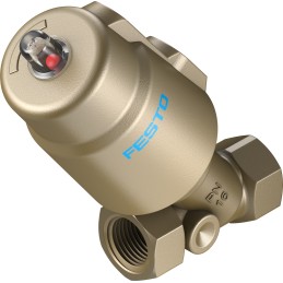 1 pcs - Festo Angle Seat type Pneumatic Actuated Valve, BSP 3/4in, 116 bar