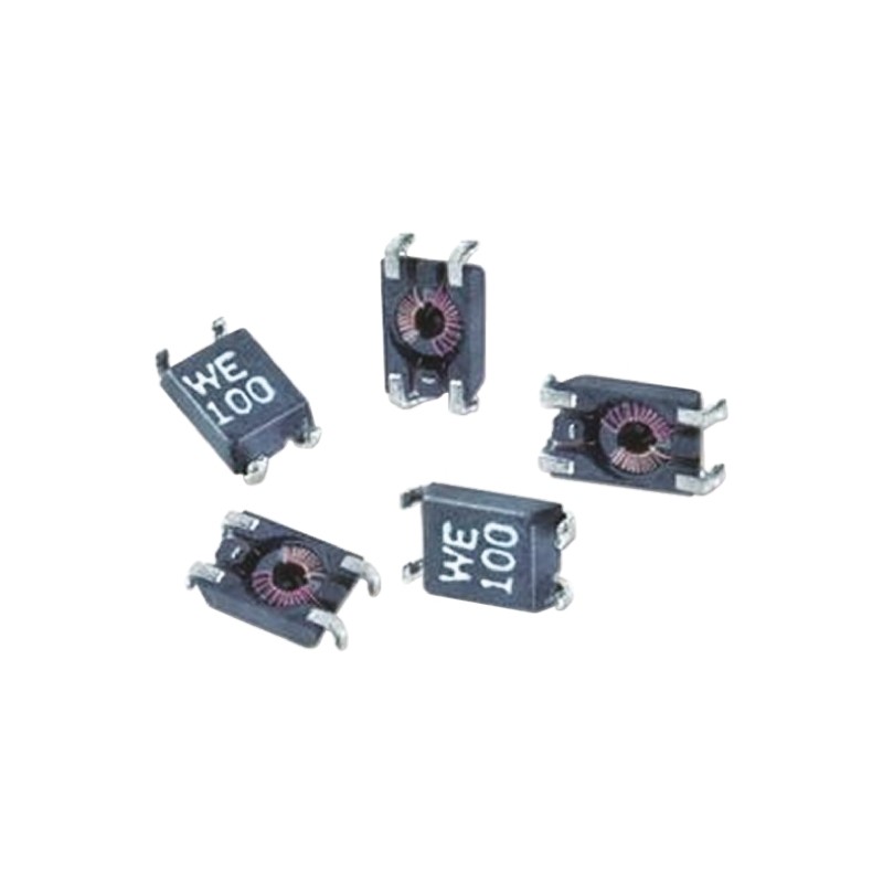 5 pcs - Wurth, WE-SL1 SMD Common Mode Line Filter with a Ferrite Core, 10 μH ±50% Sectional Winding 300mA Idc