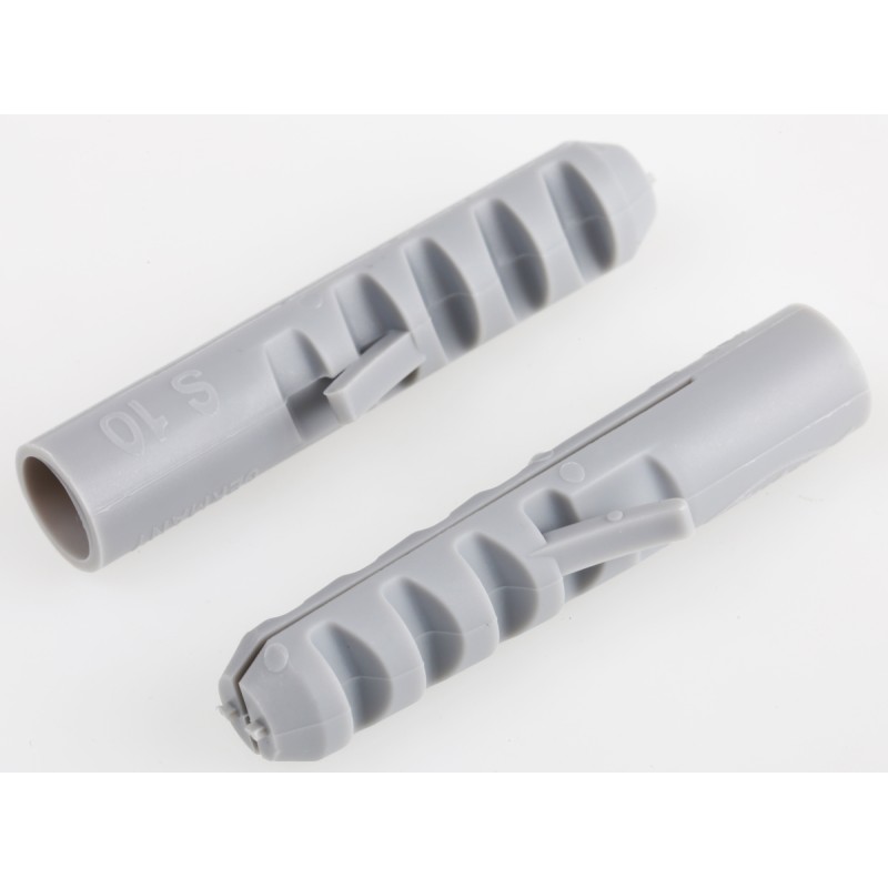 1 Box of 50 - Fischer Fixings Nylon Wall Plug, 50mm Length, 10mm Fixing Hole Diameter