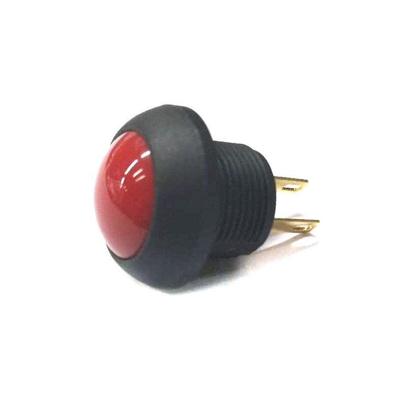 1 Pack of 1 - RS PRO Miniature Push Button Switch, 13.6mm Cutout, SPST, 125 V ac @ 125 mA, 32 V ac @ 400 mA, 50 V dc @ 200 mA, I
