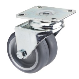 1 pcs - Tente Swivel Castor Wheel, 80kg Capacity, 75mm Wheel