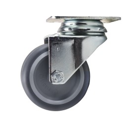 1 pcs - Tente Swivel Castor Wheel, 80kg Capacity, 75mm Wheel