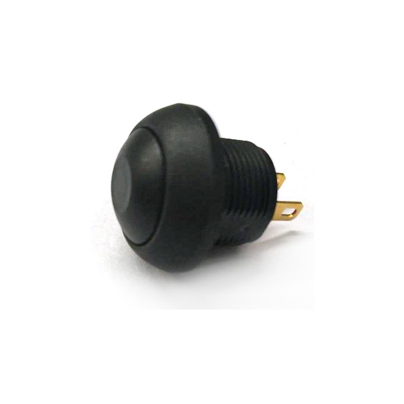 1 Pack of 1 - RS PRO Miniature Push Button Switch, 13.6mm Cutout, SPST, 125 V ac @ 125 mA, 32 V ac @ 400 mA, 50 V dc @ 200 mA, I