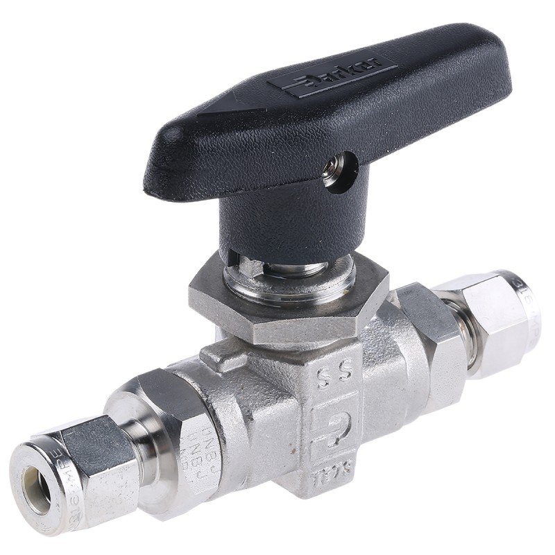 1 pcs - Parker Stainless Steel 2 Way, Ball Valve, 1/4in