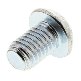 1 Box of 50 - RS PRO Bright Zinc Plated Steel Hex Socket Button Screw, ISO 7380, M8 x 12mm