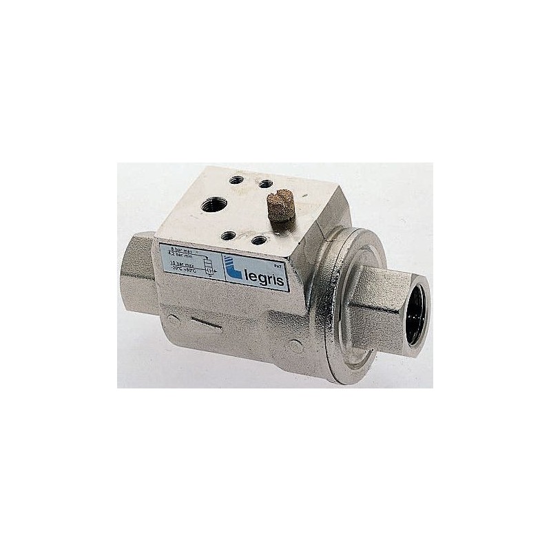 1 pcs - Legris Axial type Pneumatic Actuated Valve, G 1in, 10 bar