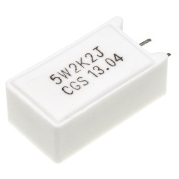 5 pcs - TE Connectivity 2.2kΩ Metal Oxide Resistor 5W ±5% SQMR52K2J