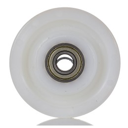1 pcs - LAG White Polyamide Hygienic, Low Rolling Resistance, Non-Marking Trolley Wheel, 450kg