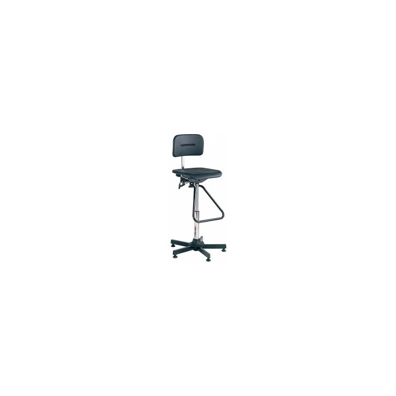 1 pcs - Bott Black Plastic Drafting Chair, 120kg Weight Capacity