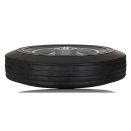 1 pcs - RS PRO Black Rubber Corrosion Resistant Trolley Wheel, 600kg