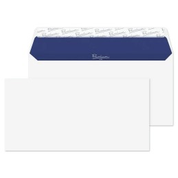 1 pcs - White DL No Peel/Seal Mailing Envelope