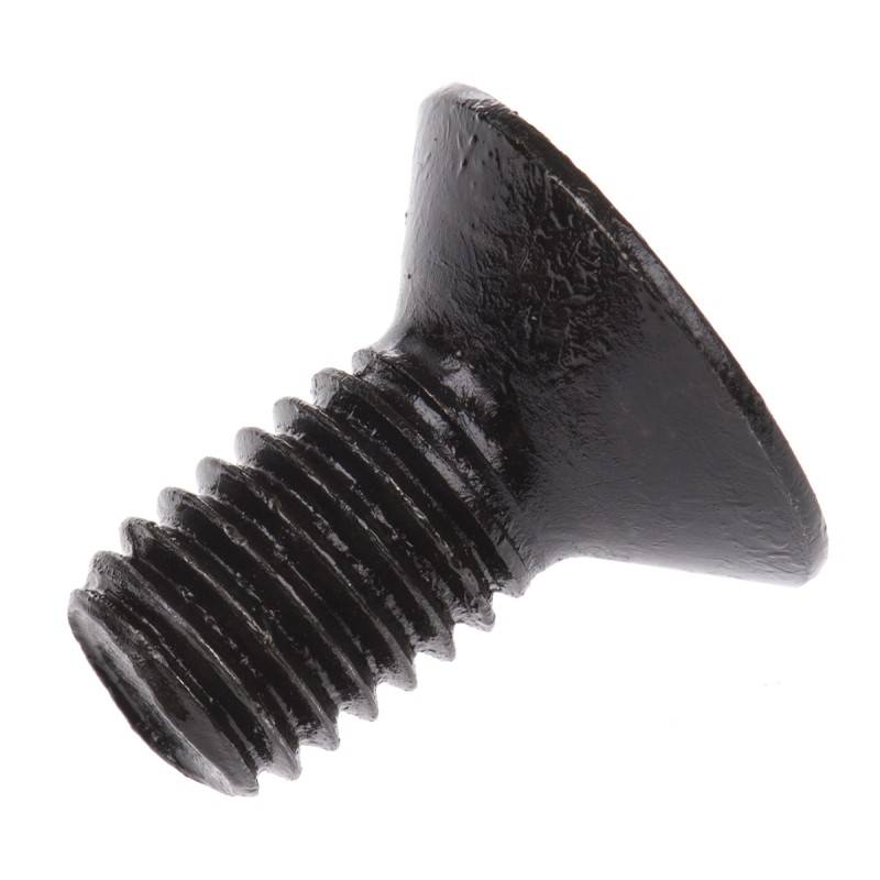 1 Box of 50 - RS PRO M8 x 16mm Hex Socket Countersunk Screw Black, Self-Colour Steel