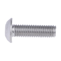 1 Box of 50 - RS PRO Plain Stainless Steel Hex Socket Button Screw, ISO 7380, M5 x 16mm
