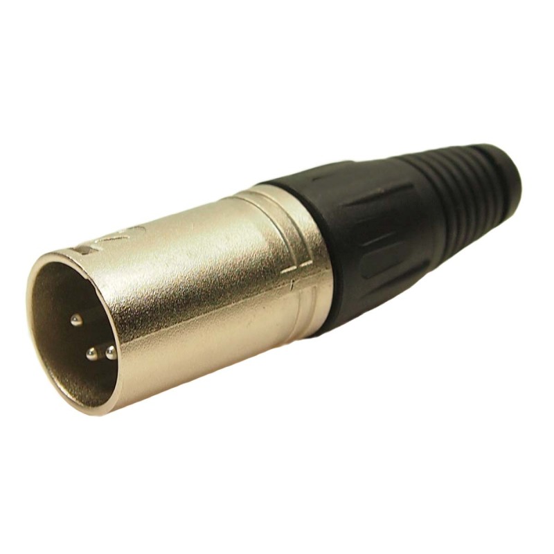 1 Bag of 2 - RS PRO Cable Mount XLR Connector, Male, 4 Way, Silver Plating