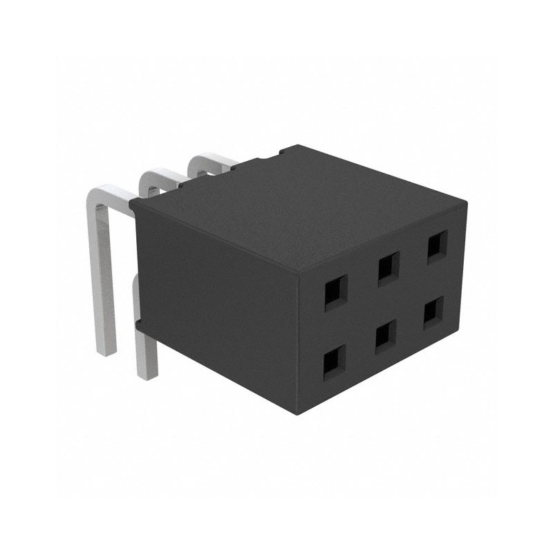 10 pcs : SQT-103-01-F-D-RA - CONN RCPT 6P 0.079 GOLD PCB R/A